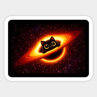 Event Horizon Kitty Sticker